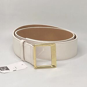 Sergio Hudson Square Buckle Wide Leather Belt size 12